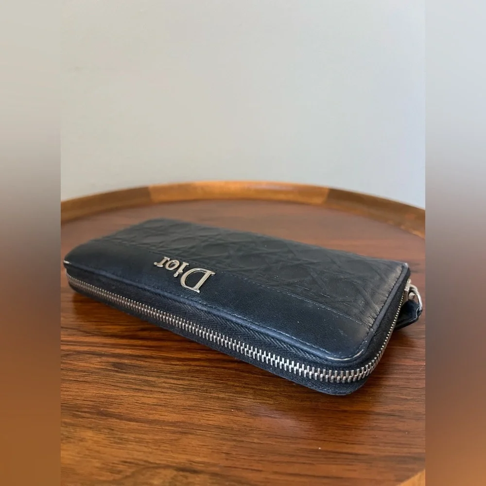 Dior Black Leather Wallet